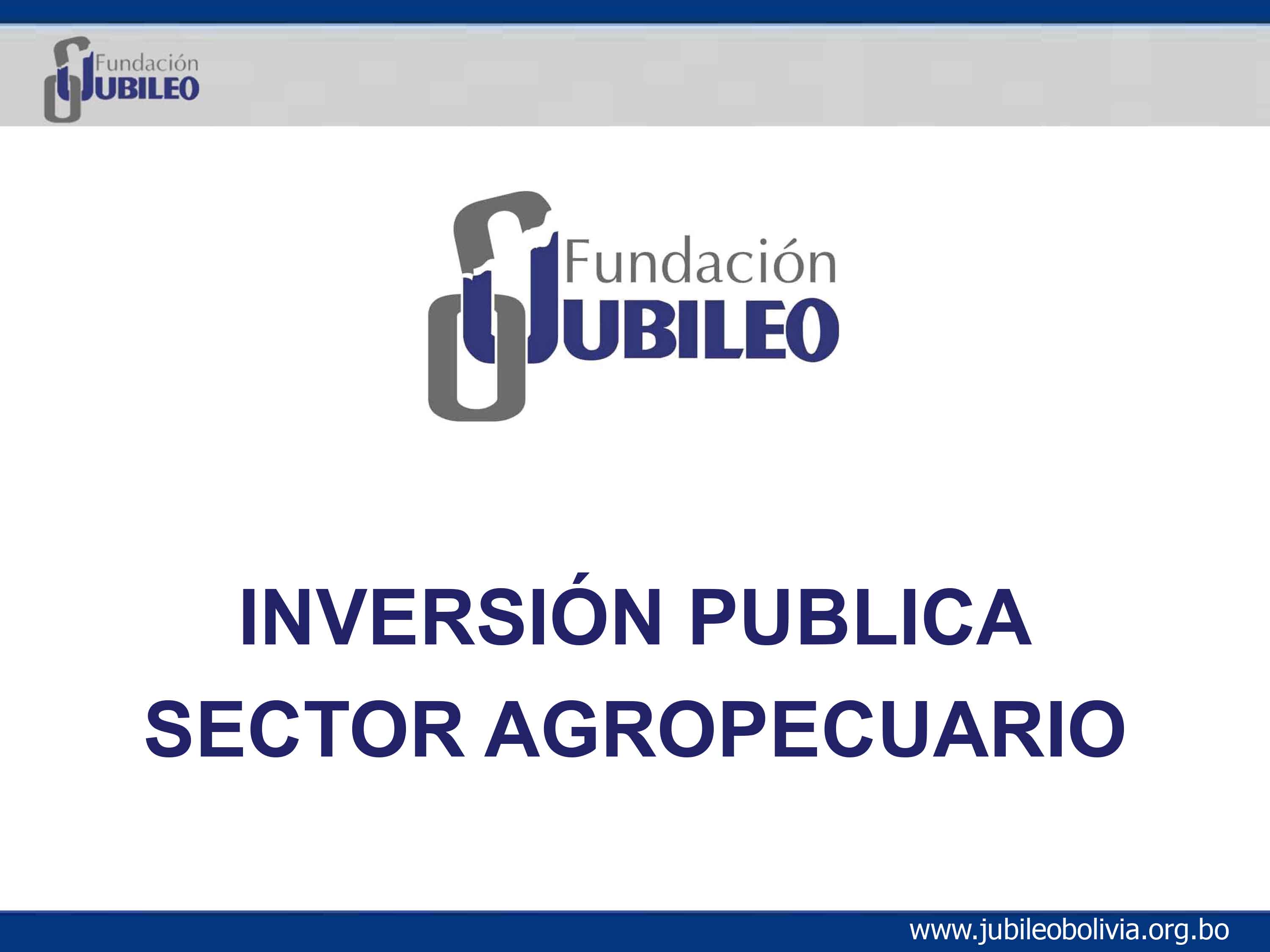 inversión pública sector agropecuario