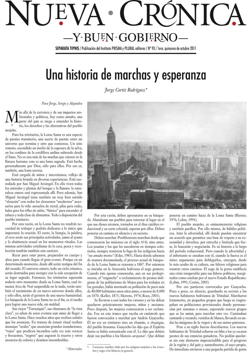 Una historia de marchas y esperanza