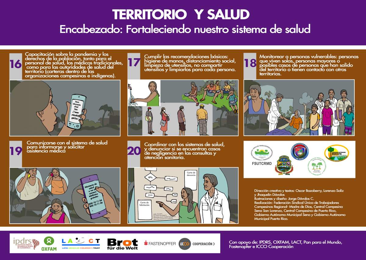 Ilustraciones para enfrentar el Covid-19 en la Amazonía (parte 4)