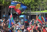 Marcha mapuche chile